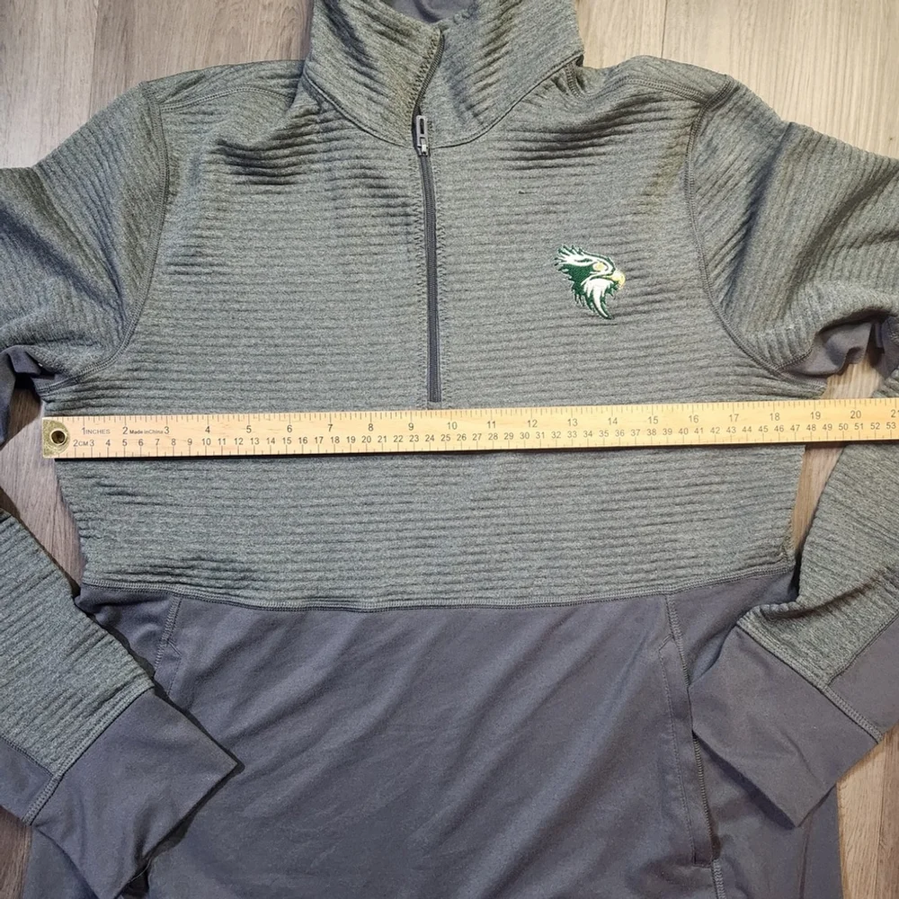 Adidas Mens Steel Quarter Zip Pullover Large